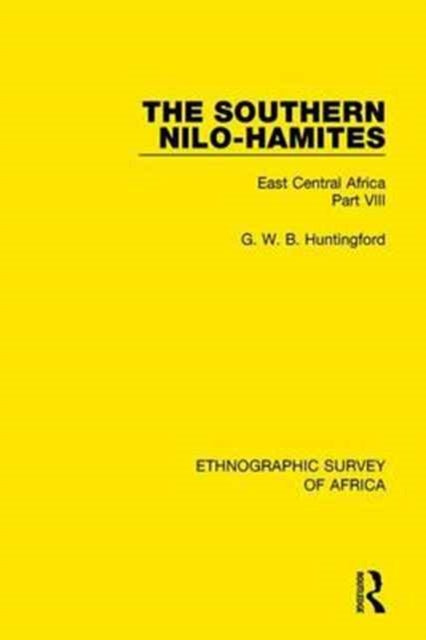 Book cover of: Southern Nilo-Hamites. By: G. W. B. Huntingford