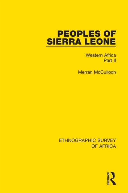 Book cover of: Peoples of Sierra Leone. By: Merran McCulloch