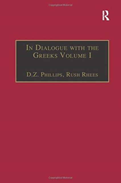 Book cover of: In Dialogue with the Greeks. By: Rush Rhees