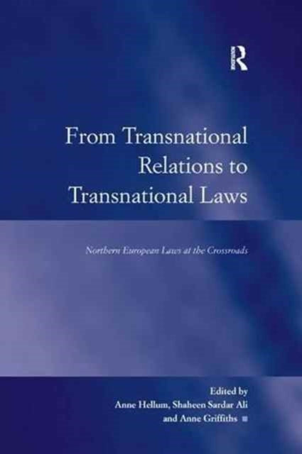 Book cover of: From Transnational Relations to Transnational Laws. By: Shaheen Sardar Ali
