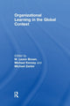 Book cover of: Organizational Learning in the Global Context. By: M. Leann Brown