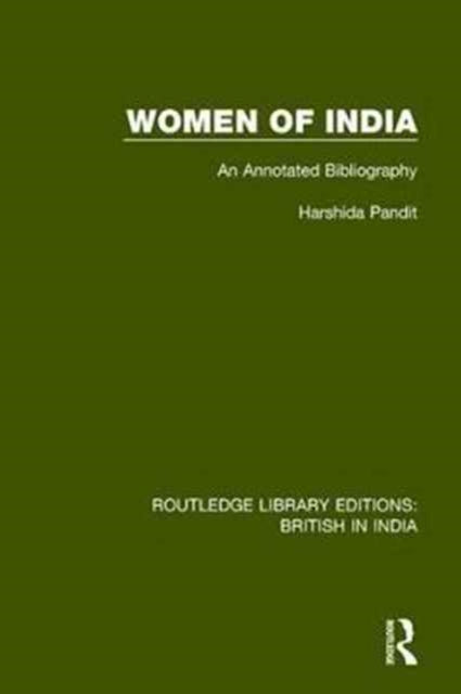 Book cover of: Women of India. By: Harshida Pandit