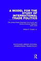 Book cover of: Model for the Study of International Trade Politics. By: Kolarik, Jr., William F.