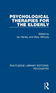 Book cover of: Psychological Therapies for the Elderly. By: Ian Hanley