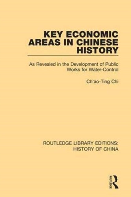 Book cover of: Key Economic Areas in Chinese History