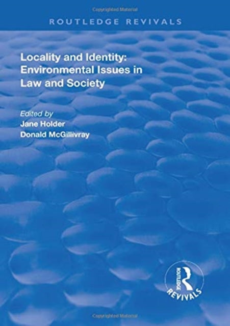 Book cover of: Locality and Identity. By: Jane Holder