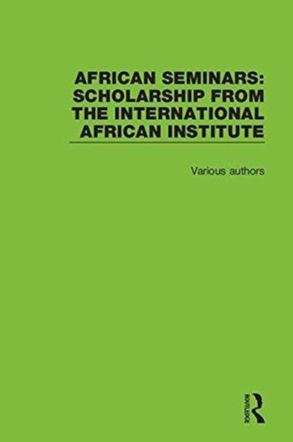 Book cover of: African Seminars