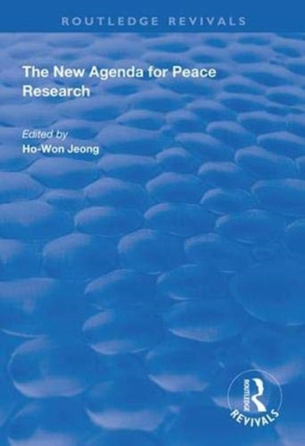 Book cover of: New Agenda for Peace Research. By: Hon-Won Jeong