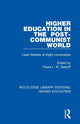 Book cover of: Higher Education in the Post-Communist World. By: Paula L. W. Sabloff