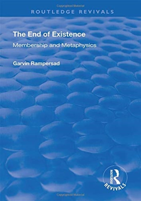 Book cover of: End of Existence. By: Garvin Rampersad