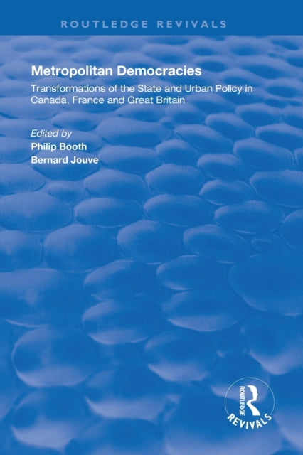 Book cover of: Metropolitan Democracies. By: Bernard Jouve
