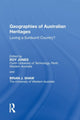 Book cover of: Geographies of Australian Heritages. By: Roy Jones