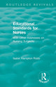 Book cover of: Educational Standards for Nurses. By: Isabel Hampton Robb