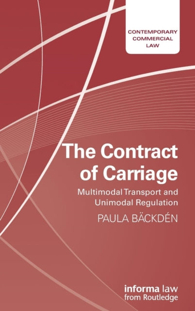 Book cover of: Contract of Carriage. By: Paula Bäckdén