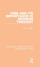 Book cover of: Time and its Importance in Modern Thought. By: M. F. Cleugh