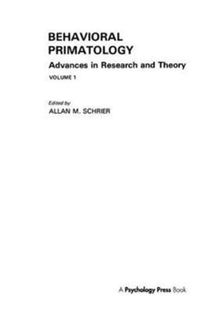 Book cover of: Behavioral Primatology. By: A. M. Schrier