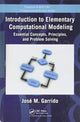 Book cover of: Introduction to Elementary Computational Modeling. By: José Garrido
