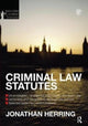 Book cover of: Criminal Law Statutes 2012-2013. By: Jonathan Herring