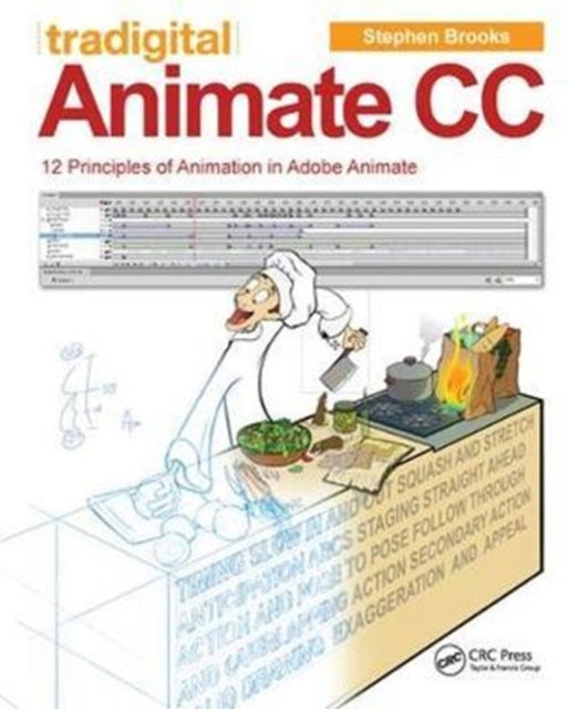 Book cover of: Tradigital Animate CC. By: Stephen Brooks