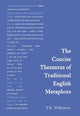 Book cover of: Concise Thesaurus of Traditional English Metaphors. By: P.R. Wilkinson
