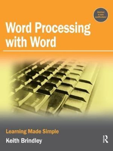 Book cover of: Word Processing with Word. By: Keith Brindley
