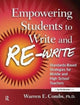 Book cover of: Empowering Students to Write and Re-write. By: Warren Combs