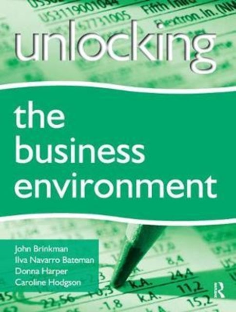 Book cover of: Unlocking the Business Environment. By: John Brinkman