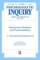 Book cover of: Attachment Research and Psychoanalysis. By: Diana Diamond
