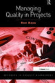Book cover of: Managing Quality in Projects. By: Ron Basu