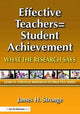 Book cover of: Effective Teachers=Student Achievement. By: James Stronge