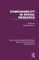 Book cover of: Comparability in Social Research. By: Margaret Stacey