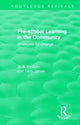Book cover of: Pre-school Learning in the Community. By: G. A. Poulton