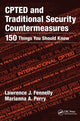 Book cover of: CPTED and Traditional Security Countermeasures. By: Lawrence Fennelly