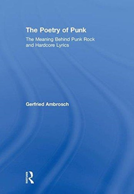 Book cover of: Poetry of Punk. By: Gerfried Ambrosch