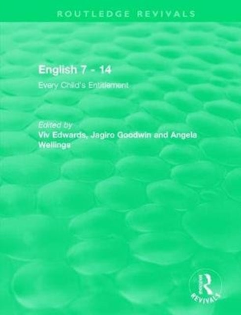 Book cover of: English 7 - 14 (1991). By: Viv Edwards