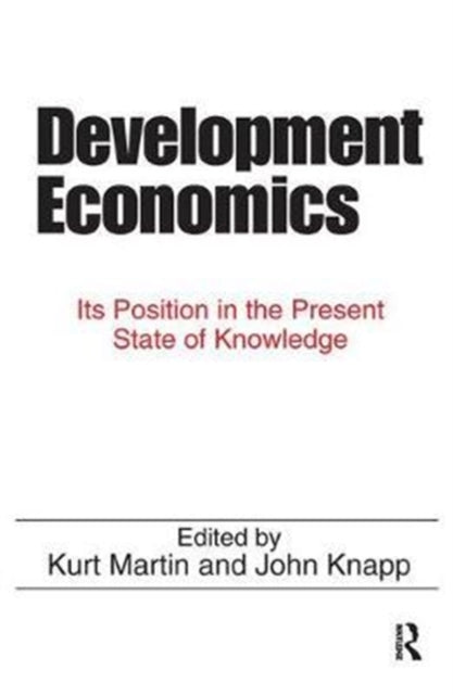 Book cover of: Development Economics. By: John Knapp