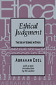 Book cover of: Ethical Judgment. By: Abraham Edel