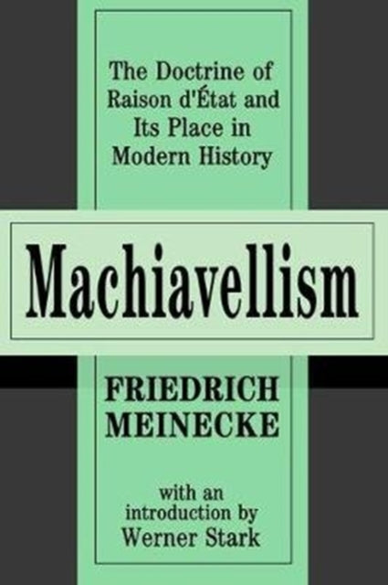 Book cover of: Machiavellism. By: Nathaniel Pallone