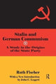 Book cover of: Stalin and German Communism. By: Ruth Fischer