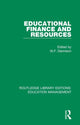 Book cover of: Educational Finance and Resources. By: W. F. Dennison