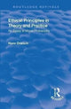 Book cover of: Revival: Ethical Principles in Theory and Practice (1930). By: Hans Driesch