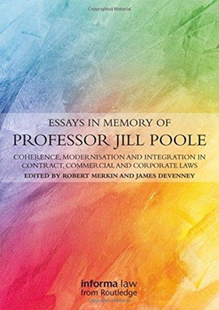 Book cover of: Essays in Memory of Professor Jill Poole. By: Rob Merkin