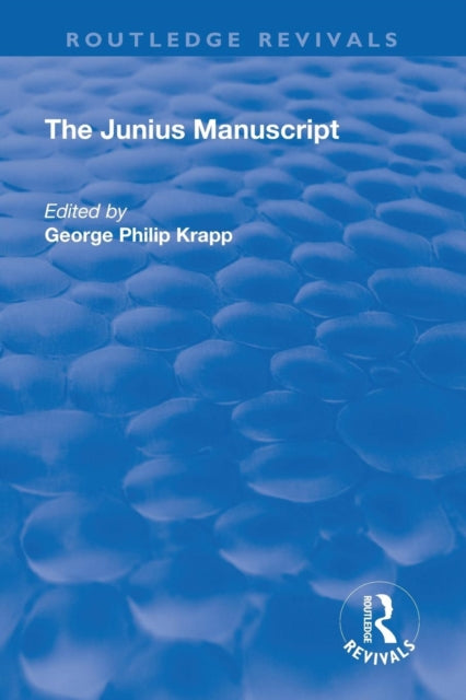 Book cover of: Revival: The Junius Manuscript (1931). By: George Philip Krapp
