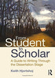 Book cover of: From Student to Scholar. By: Keith Hjortshoj
