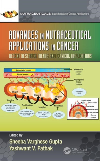 Book cover of: Advances in Nutraceutical Applications in Cancer: Recent Research Trends and Clinical Applications. By: Sheeba Varghese Gupta