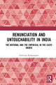 Book cover of: Renunciation and Untouchability in India. By: Srinivasa Ramanujam
