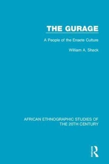 Book cover of: Gurage. By: William A. Shack