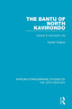 Book cover of: Bantu of North Kavirondo. By: Gunter Wagner