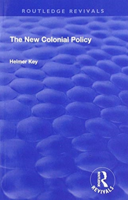Book cover of: New Colonial Policy