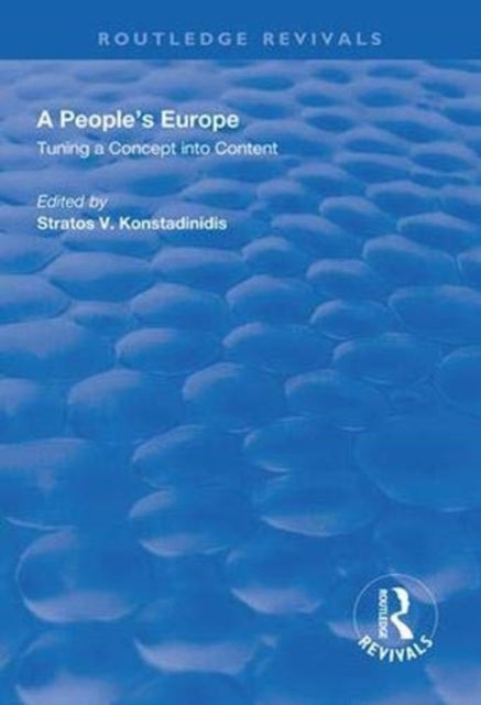 Book cover of: People's Europe. By: Stratos V. Konstadinidis